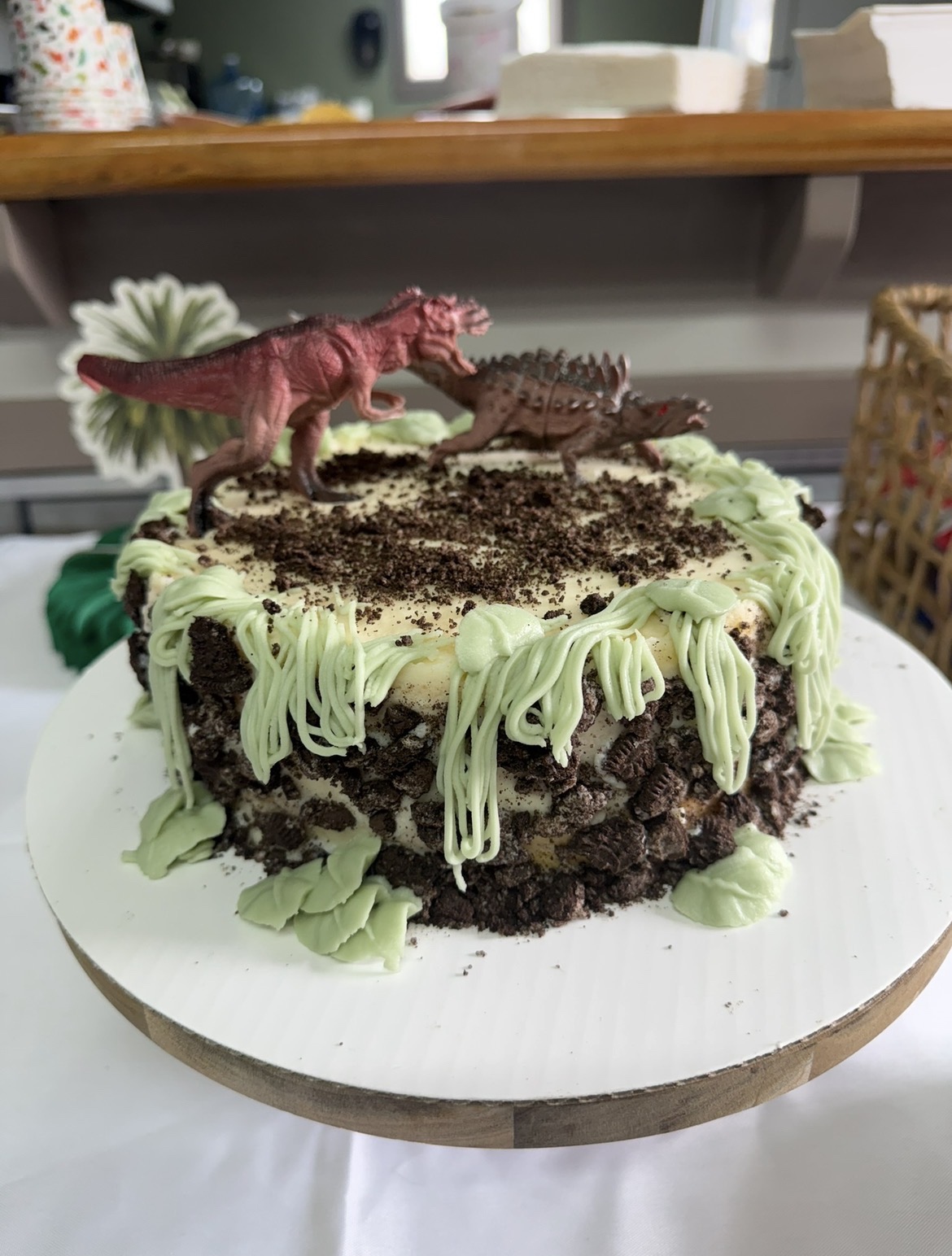 Dinosaur themed cake